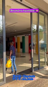 Kiss prank on JamesBrown🌚😂 | Qing Kamie