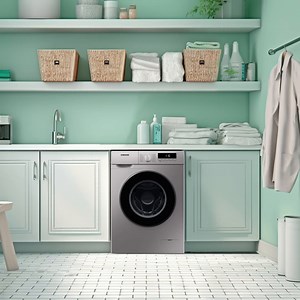 Time to give laundry day a spin! 🌀 Drum Clean takes out 99.9% of odour-causing bacteria. No need for pricey detergents! And it's got your back with auto-cleaning reminders! 🧼 Learn more: http://spr.ly/6180uywV2 | Samsung Mauritius