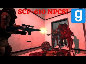 Gmod Mod Reviews: SCP 610 NPCS! - The Flesh That Hates