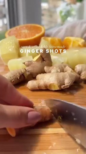 ✨ Homemade Ginger Shots ✨ Follow her for more amazing content like...