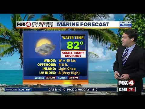 Southwest Florida weather forecast - 6am Thursday