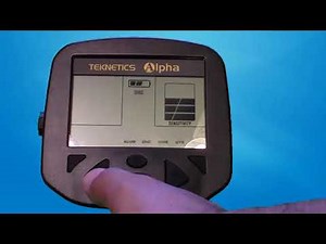Teknetics Alpha 2000 Metal Detector