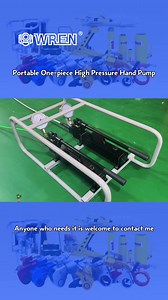 Portable One-piece High Pressure Hand Pump #WREN #hydrauliccylinders #bolttightening #HydraulicPump | WREN Hydraulics | Facebook
