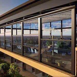 [Hot Item] Commercial Aluminum Electric Lifting Window Intelligent Waterproof Sealing Structure and Window