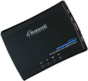 Hawking Technology Wireless Multifunction USB 2.0 Print Server/Device Server (HMPS1A)