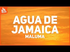 Maluma - Agua de Jamaica (Letra)