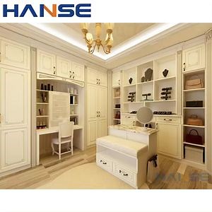 [Hot Item] Modern Walk in Closet Personal Cloakroom Customization Melamine Wardrobe