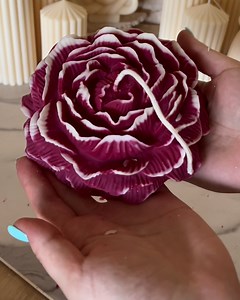 This giant peony candle reveal is super cute | Lessons Learned In Life