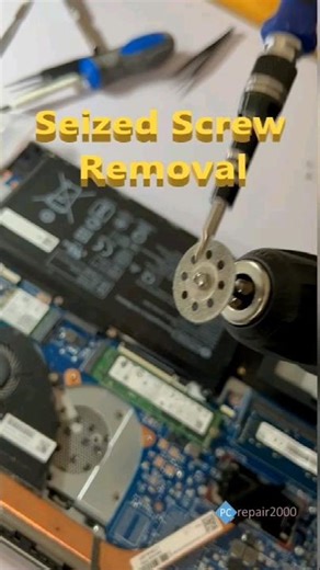 Seized stuck stripped screw removal tool - alternative method