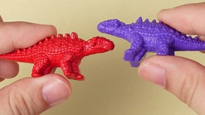 Yexiya 36 Pcs Cute Dinosaur Shaped Crayons Bulk Non Toxic Washable 6 Colors Dinosaur Crayons for Birthday Party Favors Art Supplies