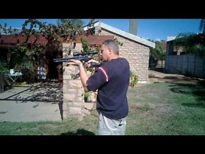 Cocking and Shooting the Benjamin Marauder Air Pistol BP2220