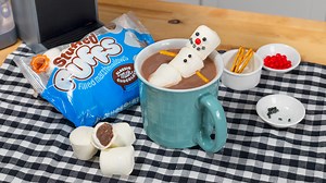 ☃️ Embrace snowy vibes with our Stuffed Puffs Snowman Hot Cocoa! ☕️❄️ Transform your hot cocoa experience by adding these delightful marshmallow-filled treats to your mug. Watch these delightful chocolate filled marshmallow treats melt into creamy goodness and turn your cozy drink into a winter wonderland indulgence. ❅🍫✨ #SnowmanSips #HotCocoaJoy #StuffedPuffsMagic #WinterWonderland #SnowyVibes #HotCocoaTime #CozyDrinks #MarshmallowTreats #CreamyGoodness #Indulgence | Stuffed Puffs