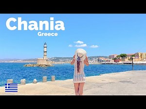 Chania, Greece 🇬🇷- 4K-HDR Walking Tour In The Island Of Crete
