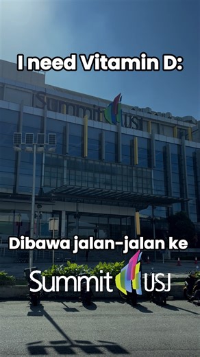 Haaa apa tunggu lagi geng? Ajak member korang datang shopping kat Summit USJ weekend ni okeys 🫶🏻Bang SU tunggu korang tau 😉 #SummitUSJ | Summit USJ