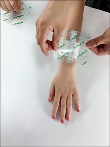 Zorvo Transparent Film Roll Waterproof Adhesive Wound Dressing Fixation Tape Bandage 4"X10.9 Yards