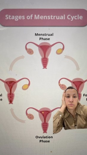 Menstrual cycle has four stages: menstrual phase, follicular phase, ovulation phase, luteal phase. In the next videos I will tell you everything that is happening with the hormones and what do you need to eat to support each phase. If you have any questions, please post and below. #menstruation #mentrualcycle #periods #follicularphase #ovulation #ovulationphase #lutealphase #pelvicfloor #pelvicfloorphy | Pelvic Health NJ