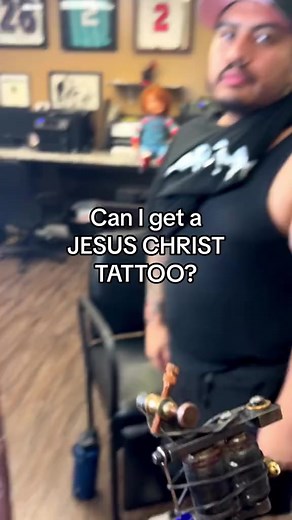 Jesus Christ tattoo done at Pachuco Tattoo in Orange,CA 💉 #Reels #tattoo #tattoovideos #viralvideos #viralreels #jesuschrist #jesuschristtattoo #religioustattoo #trending #tattooreels | Herchell L Carrasco