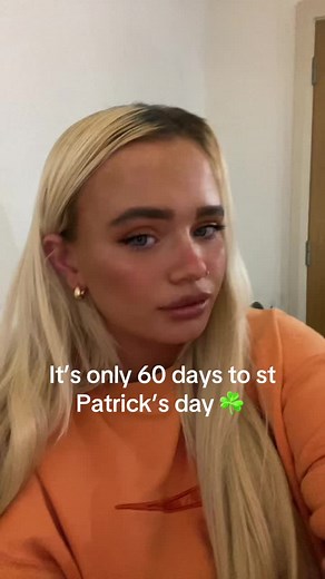 Excited girl #fyp #irish #stpatricks ☘️☘️☘️