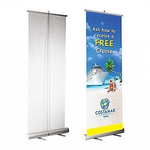 [Hot Item] Custom Printing Retractable Aluminum Banner Stands Roll up Banner Trade Show Display