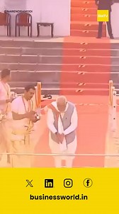 PM Modi performs Ganga Poojan at Dashashwamedh Ghat in Varanasi #PM #PMModi #NarendraModi #Gangapooja #varanasi | BW Businessworld | Facebook