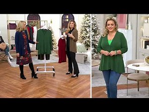 Susan Graver Every Day Liquid Knit Button Front Peplum Cardigan on QVC