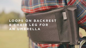 PICNIC TIME Disney The Incredibles Mr Incredible Sports Chair with Side Table, Folding Beach and Camp Chair, Portable Outdoor Chair with Carry Strap and Storage Pockets (Black)