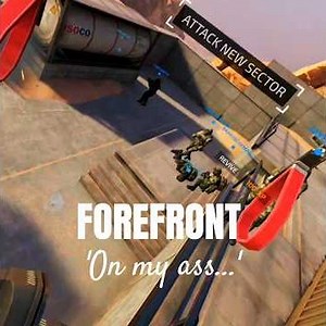 'on my ass cheeks' 😂 || #forefront #vr #gaming #bf6 #battlefield #fps #firstpersonshooter #shorts