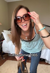 18 year old me felt like I could rule the world in this outfit #2000s #nostalgia #millennials