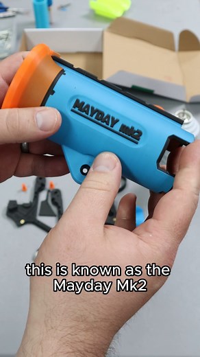 Nerf Flaregun #3dprinted #3dprintedblaster #nerfflare #flaregun #nerfblaster #3dprintedblasters #3dprinting #3dprintedtoys | DrFlux