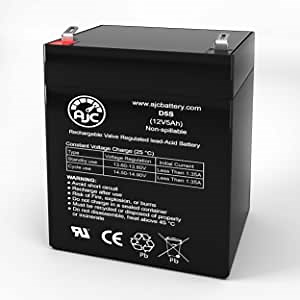 AJC Battery Compatible with Tennis Tutor r Cube 12V 5Ah Tennis Ball Machine Battery