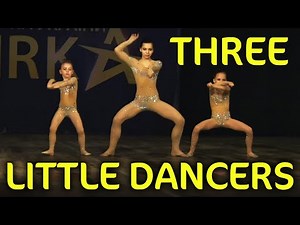 Acrobatic and gymnastic trio performs modern dance at the Talent Show ZIRKA