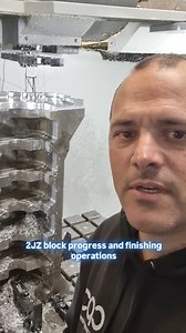 21K views · 644 reactions | 2JZ billet block machining continues........