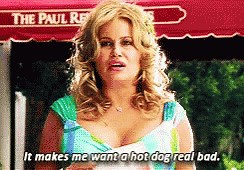 This Jennifer Coolidge-themed gay wedding wedding makes us want a hot dog 🌭REAL BAD🌭 https://offbeatwed.com/colorful-wedding-new-york/ | Offbeat Wed