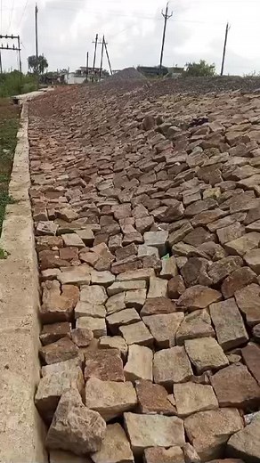 Slop Protection Stone Pitching Work | Shahzad Rajput