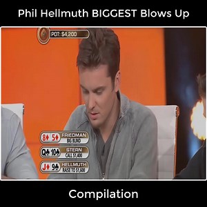 7.2K views · 33 reactions | Phil Hellmuth Biggest Blows Up Poker Hands! | Jill Nicolini | Facebook
