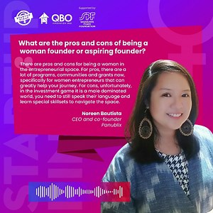 Pinay women founders are trailblazing through the startup landscape, carving a path of innovation, resilience, and empowerment. Ilongga #PinayTechSheroes Noreen Bautista of Panublix weighs in on the pros and cons of being a female founder. 💜 To show how Filipina women are leaving a mark in the startup industry, we’re going to showcase some amazing women founders who’re changing the tech scene in the country and their local ecosystem, so stay tuned! ♀️ #StartupPinay 笹川平和財団 The Sasakawa Peace Fou