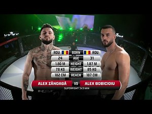 Meci RXF42: #AlexZănoagă vs @bobicioiualexandru3710 🥊 #LasVegas.ro