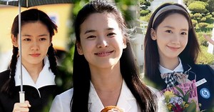 Tạo hình học sinh của sao Hàn: Son Ye Jin trong sáng, Yoona ngoài 30 mà như 18 tuổi