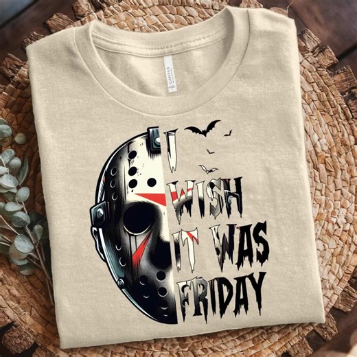 Horror Characters Dtf Transfer, Jason Voorhees Ready to Press, Friday the 13th Ready for Press, Trendy Spooky Halloween Heat Transfer DTF - Etsy