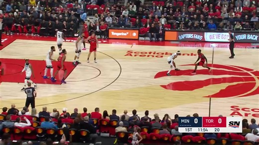 Pascal Siakam knocks down triple!