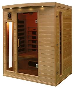 [Hot Item] High Quality 3 Person Far Infrared Sauna Room Hemlock Sauna