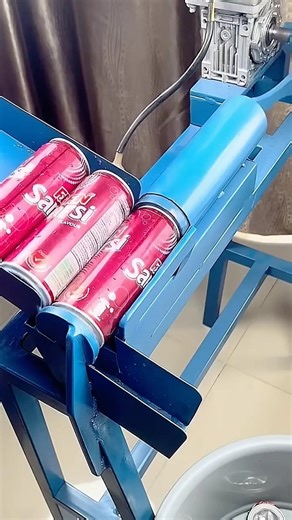 Turning Soda Cans into Solid Metal Bars.