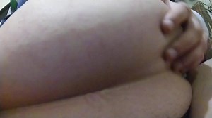 full belly after eating family pizza