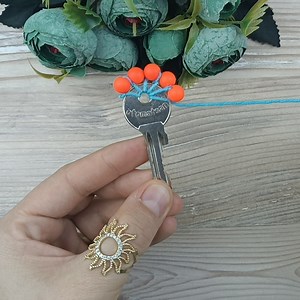 Super beautiful crochet idea with this key | 😍👌Super beautiful and easy crochet with this key beautiful gift for your friends #crochet #knitting | Knitting
