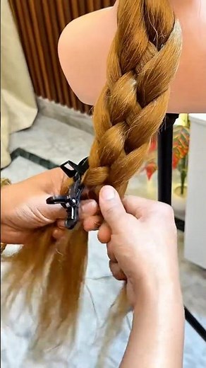 5 strand braid simple and unique #hair #hairstyle #braids #braidmaids