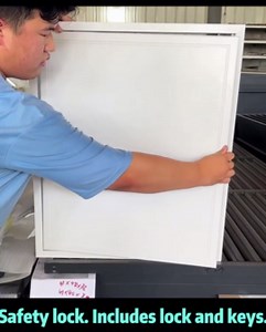 Wall Ceiling Access Panel Attic Access Door, Heavy-Duty Metal Access with Key Latch, 24 30 32 36 39 44 48 in Concealed Plumbing Cables Access Doors(WxH(26x32in))