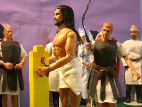 Stop Motion Action Figures the Death of Jesus