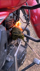 Fire without matchbox from bike epark plug🔥🔥💯 #trend #viralpost #hackvideo #tricks | Akhlaq Ul Hassan