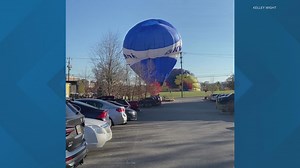 Video shows Bloomington hot air balloon collide with power lines