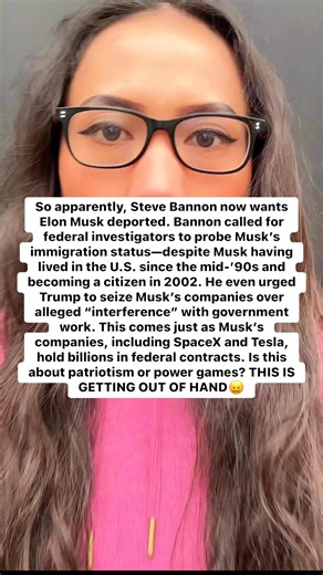 Bannon: “deport Musk” | Pleasant Productions
